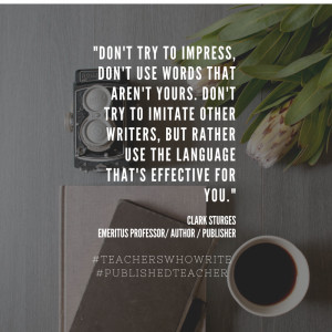 Teachers who Write: Clarke Sturges, a true Outlier