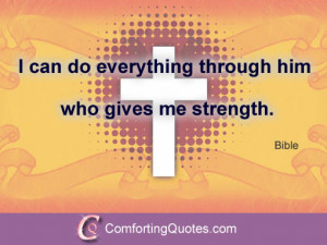 Strength Sayings from the Bible