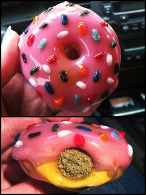 Pink Sprinkled Donut pipe.