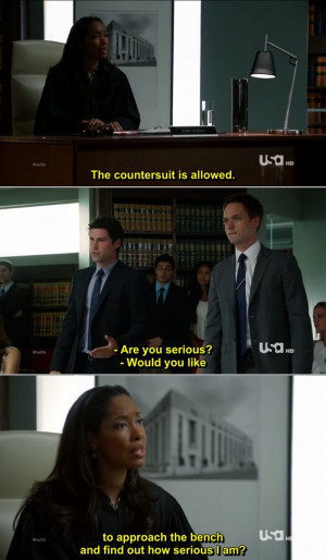 Jessica Pearson: The countersuit is allowed.