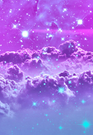 gif pretty trippy woah sky night galaxy nebula stars trip blue purple ...