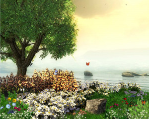 Sunny Morning - Animated Wallpaper - This is the image displayed by ...