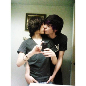 gay couple | Tumblr liked on Polyvore