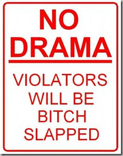 No drama