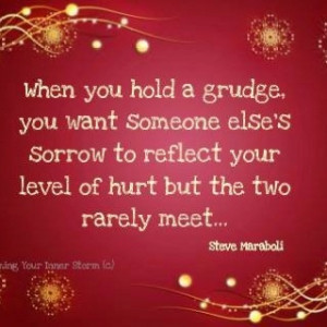 Holding no grudges