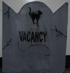 One of my funny tombstones for Halloween