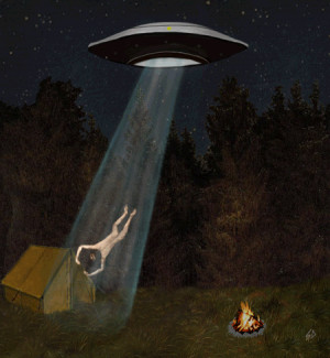 ... Abduction thc dmt alien Camping UFO spaceship magic mushrooms