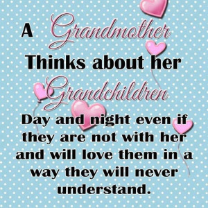 Grandmothers and grandchildren...