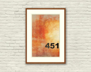Fahrenheit 451: 11X17 Art Print, Wi th Heart Studios - Bradbury, Big ...
