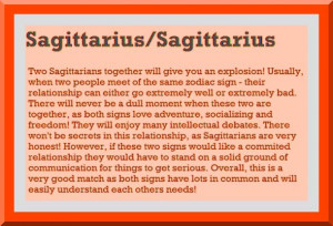 Sagittarius Sagittarius Love Match