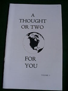 ... or two Eastern Star inspirational quotes one liners OES booklet Vol. I