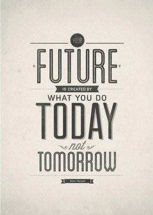 Future typography Design Quote | Poster from etsy