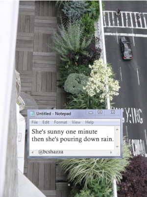 , quotes, rain, sad, street, sunny, tumblr, lock screen, home screen ...