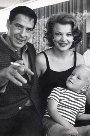 John Cassavetes and Gena Rowlands with son Nick Cassavetes ...