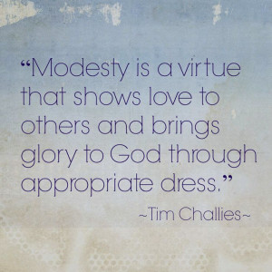 modesty is not just a fashion statement it's a statement to everyone ...