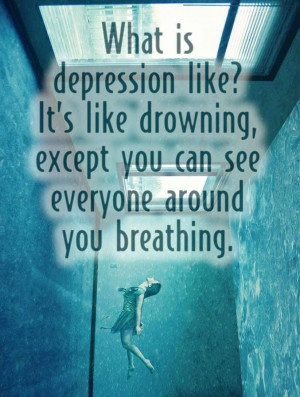 Preceding quote by NAMI Hunterdon #NAMI Thoughts, Depression Quotes ...