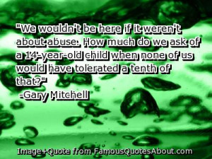 Here If It Weren’t About Abuse. How Much Do We Ask Of A 14-Year Old ...