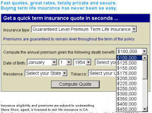 Instant Term Life Insurance Quotes