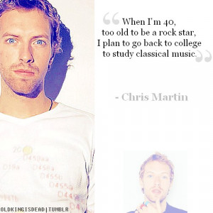 chris martin quotes