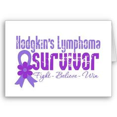 Hodgkins Lymphoma Survivor Flower Ribbon Greeting Cards from Zazzle ...