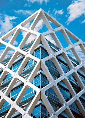 Atlas Building by Rafael Viñoly The lattice on the exterior is made ...