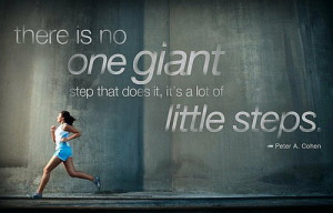 there is no one giant step that does it, its a lot of little steps