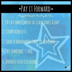 pay it forward quotes | Kind & Nice Quotes / Acts of kindness via Pay ...