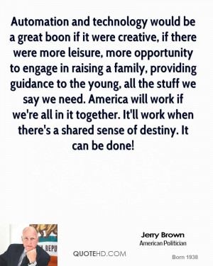 Automation and technology would be a great boon if it were creative ...