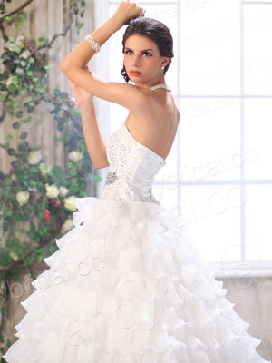 Ball Gown Strapless Chapel