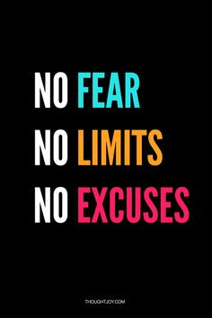 No fear. No limits. No excuses. #hardcore #workout #fitness # ...