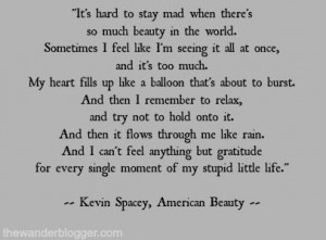 Quote By Kevin Spacey In American Beauty