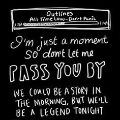 All Time Low | Outlines | Don't Panic | Lyrics More