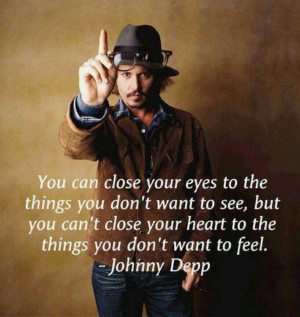Johnny Deep awesome quote love