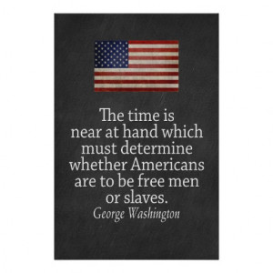 washington_quote_on_freedom_and_slavery_poster ...