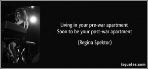 Living in your pre-war apartment Soon to be your post-war apartment ...