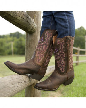 Justin Women's Chocolate Puma Boot http://www.countryoutfitter.com ...