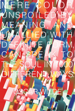 Mere color, unspoiled by meaning, and unallied with definite form ...