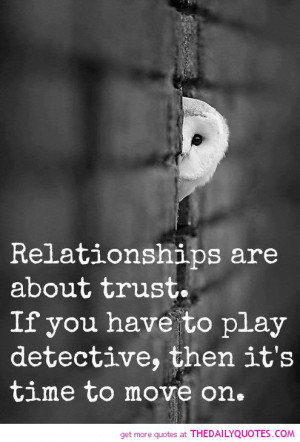 Relationships Are About Trust