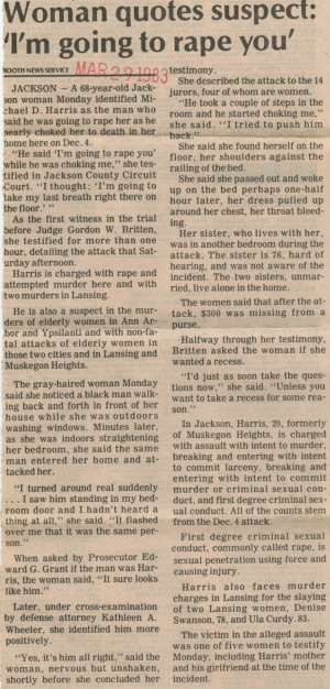 Woman Quotes Suspect: 