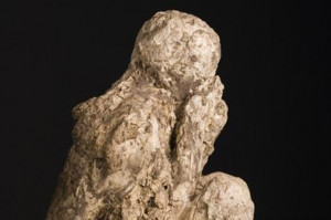 Crouching man body cast