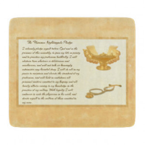 The Florence Nightingale Pledge Cutting Boards