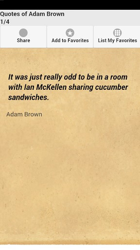 View bigger - Quotes of Adam Brown for Android screenshot
