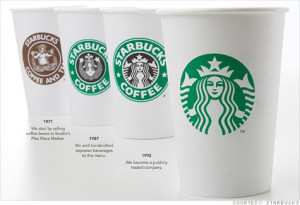 Starbucks unveils a new logo