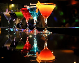 beautiful, blue, cocktails, cute, drink, drinks, pretty, rainbow ...