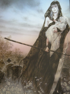 Hel Norse goddess of death. Daughter of Loki.Ruler of Hel located in ...