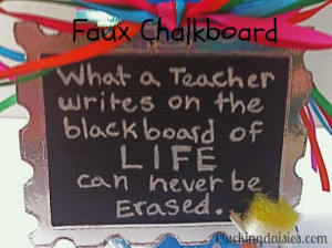 Poke a few holes in your finished Chalkboard so you can wire it to ...