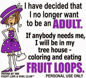Don't want to be an adult