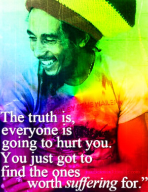 bob marley, cool, photography, photoshop, quotes, text, vintage