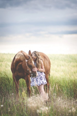girl and her horse