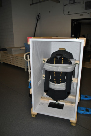 Unpacking the famous frock coat belonging to Brevet Maj. Gen. George ...